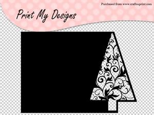 Floral Christmas Tree Craft Robo