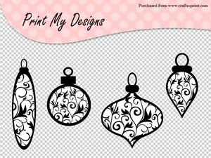 Christmas Baubles 1 Craft Robo