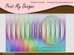 stunning 8 x 8 Frames card fronts toppers / backgrounds