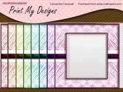 Decorative frames 8x8 300dpi png files cu4cu ok
