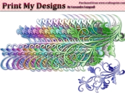 Fancy Floral Shapes cu4cu