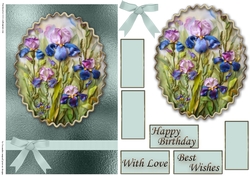 Birthday Floral Quick card