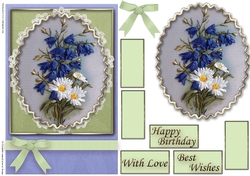 Birthday Floral Quick card