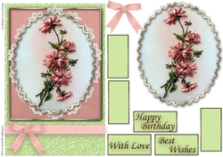 Birthday Floral Quick card