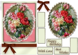 Birthday Floral Quick card