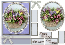 Birthday Floral Quick card