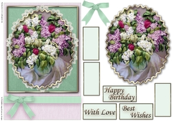 Birthday Floral Quick card