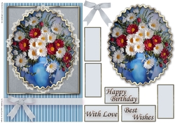 Birthday Floral Quick card