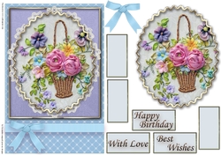 Birthday Floral Quick card