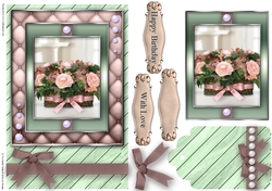 Birthday with love Quick Card