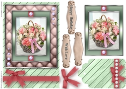 Birthday with love Quick Card