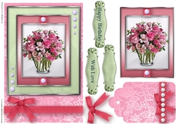 Birthday with love Quick Card