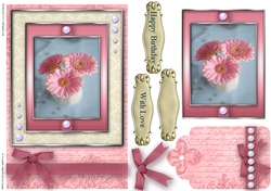 Birthday with love Quick Card