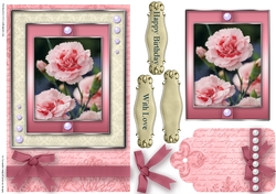 Birthday with love Quick Card