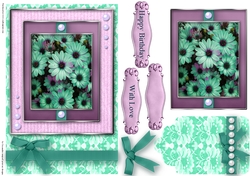 Birthday with love Quick Card