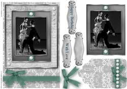 Black and White dancer Quick Card