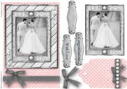 Wedding day with tag Quick Card
