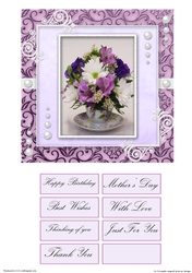 floral Toppers with 