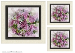 water color Toppers collection - flowers