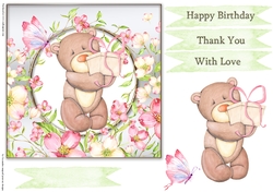 Happy Birthday thank you with love Quick card collection