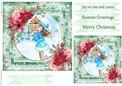Christmas quick card selection