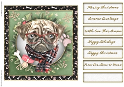 Christmas dogs quick card collection