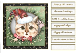 Christmas cats quick card collection