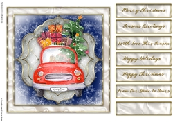Christmas quick card selection
