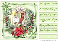 Christmas quick card selection
