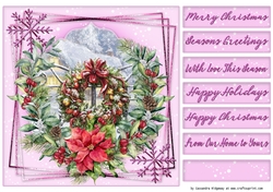 Christmas quick card selection