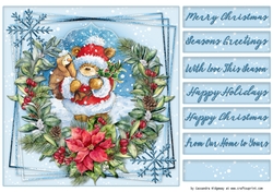 Christmas quick card selection