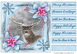 Christmas quick card selection