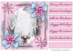 Christmas quick card selection