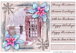 Christmas quick card selection