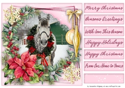 Christmas quick card selection
