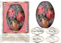 Happy Birthday Floral card