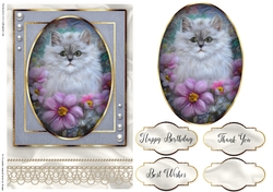 Happy Birthday Floral card