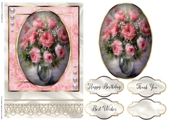 Happy Birthday Floral card