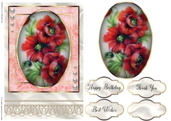 Happy Birthday Floral card