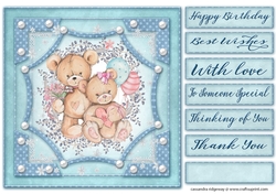 Happy Birthday thank you with love Quick card