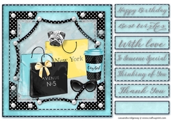Happy Birthday thank you with love Quick card