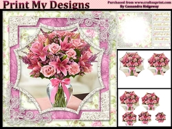 Happy Birthday thank you with love mini kit