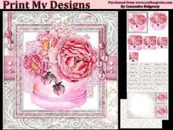 Happy Birthday thank you with love pyramid mini kit