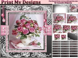 Happy Birthday thank you with love pyramid mini kit