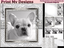 Happy Birthday thank you with love pyramid mini kit with dogs