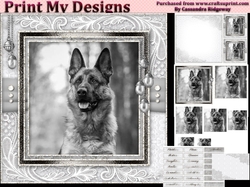 Happy Birthday thank you with love pyramid mini kit with dogs