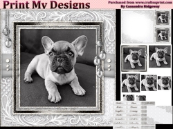 Happy Birthday thank you with love pyramid mini kit with dogs