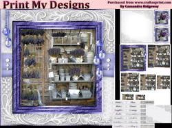 Happy Birthday thank you with love pyramid mini kit with lilac