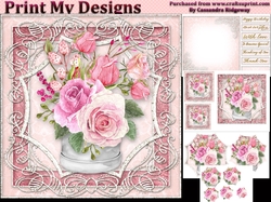 Happy Birthday thank you with love mini kit
