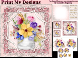 Happy Birthday thank you with love mini kit